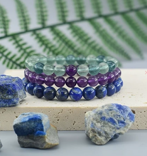 Set de Pulseras Piedras Naturales