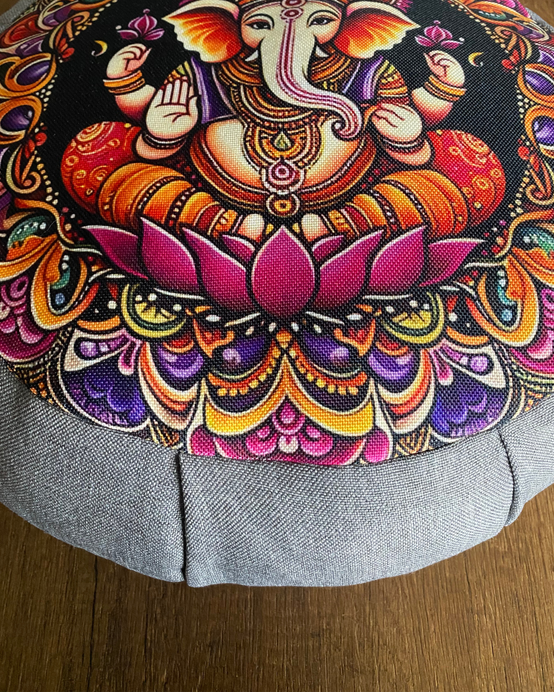 Set Para Meditar Cojín Zafu Ganesha