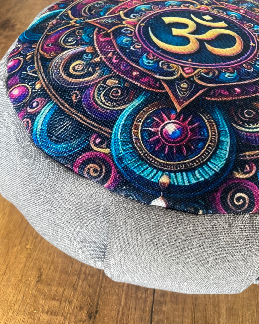 Set para meditar Cojín zafu Om