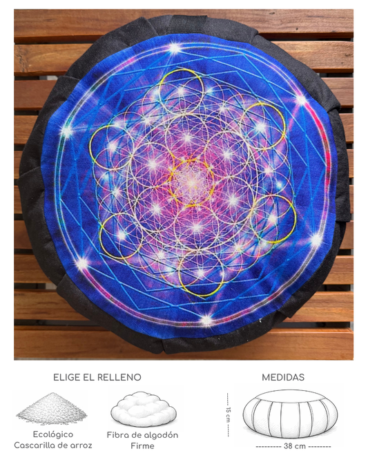 Cojin Zafu Mandala Metatron