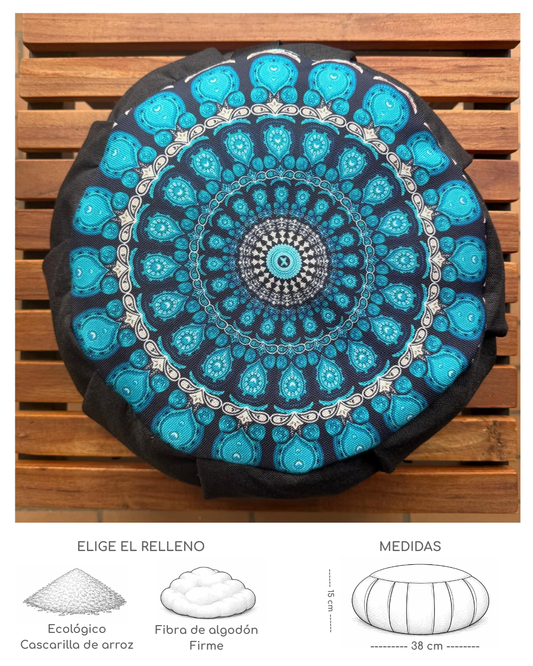 Cojín Zafu Mandala Sanacion