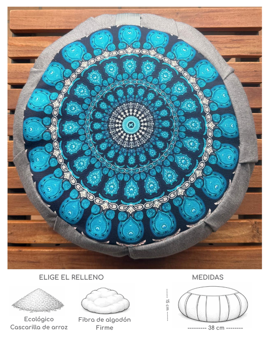 Cojín Zafu Mandala Sanacion