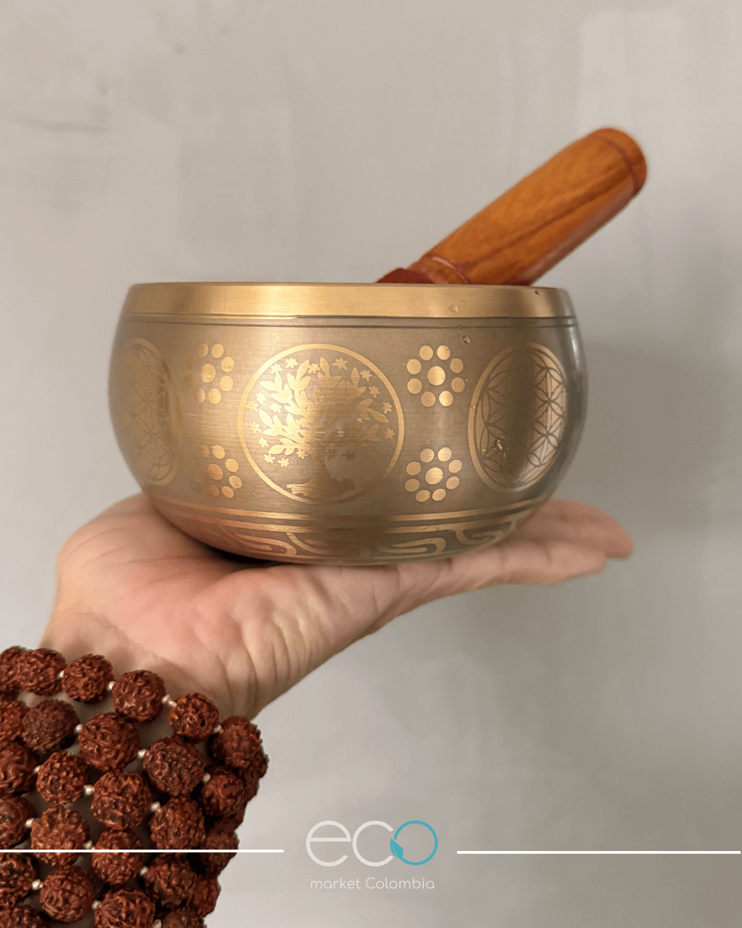 Cuenco para meditar Nota Re Chakra Sacro I 13 cm