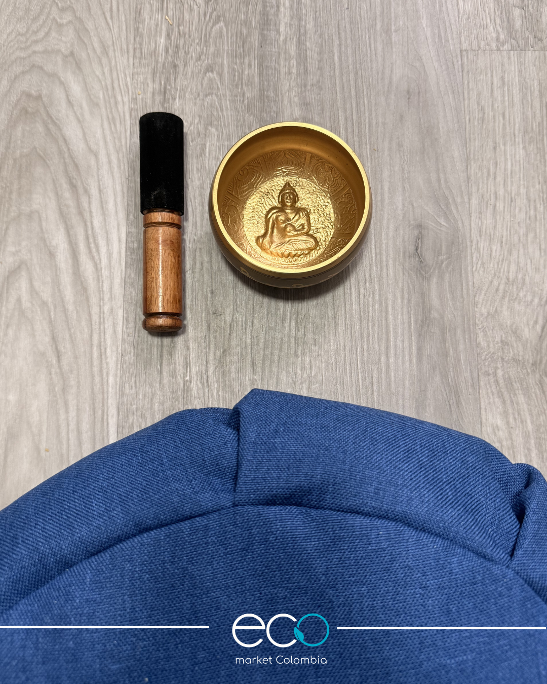 Kit para Meditar base azul