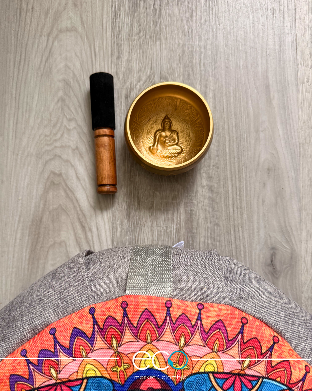 Set Para Meditar Cojín Zafu Elefante