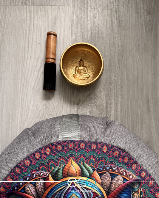 Set Para Meditar Cojín Zafu Elefante Etnico