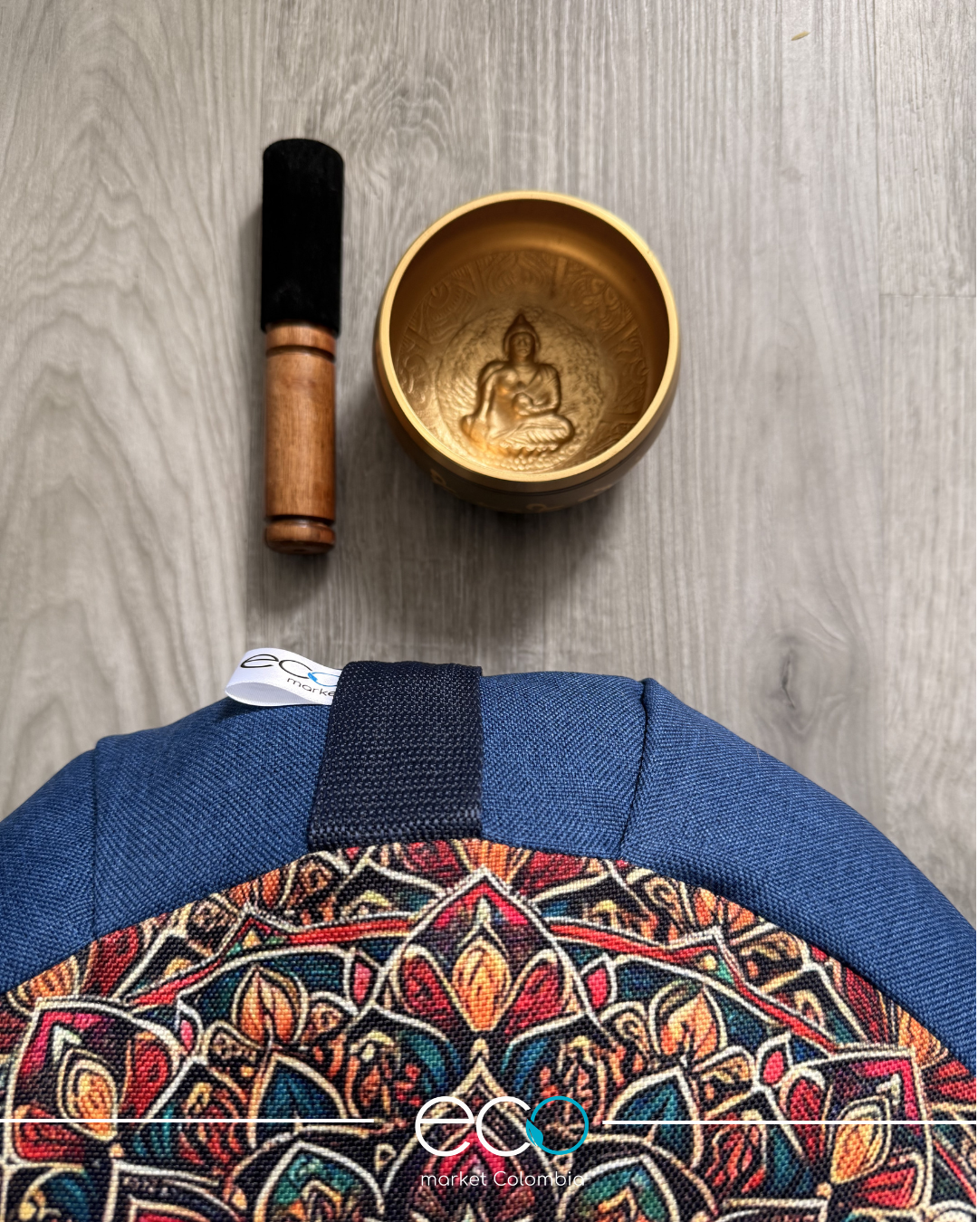 Set Para Meditar Cojín Zafu León