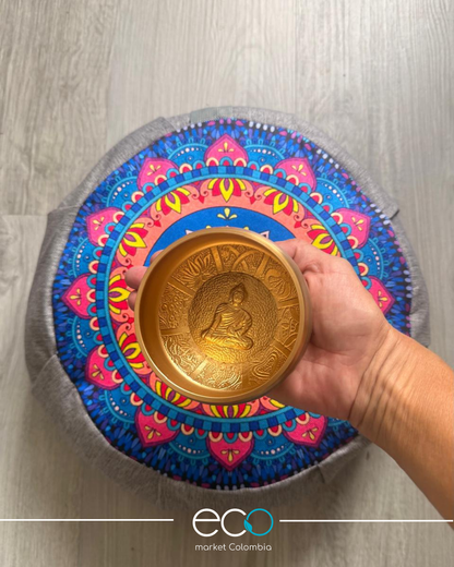 Set para meditar Cojín Flor de Loto