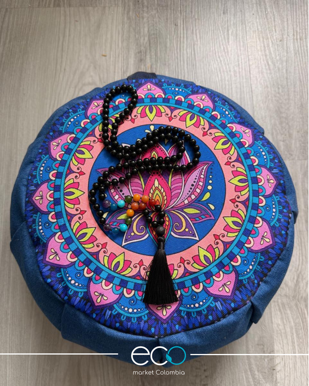Set para meditar Cojín Flor de Loto