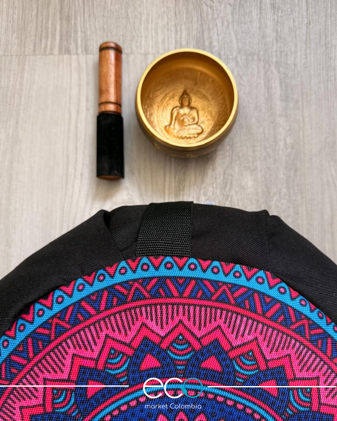 Kit para Meditar Cojín Mandala Unión