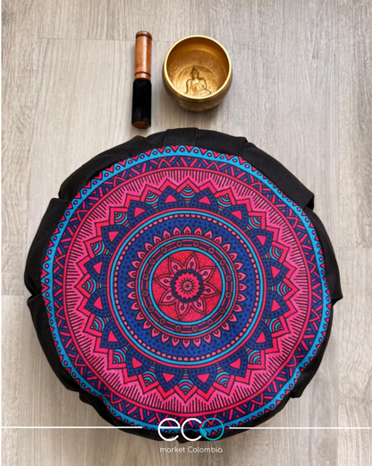 Kit para Meditar Cojín Mandala Unión