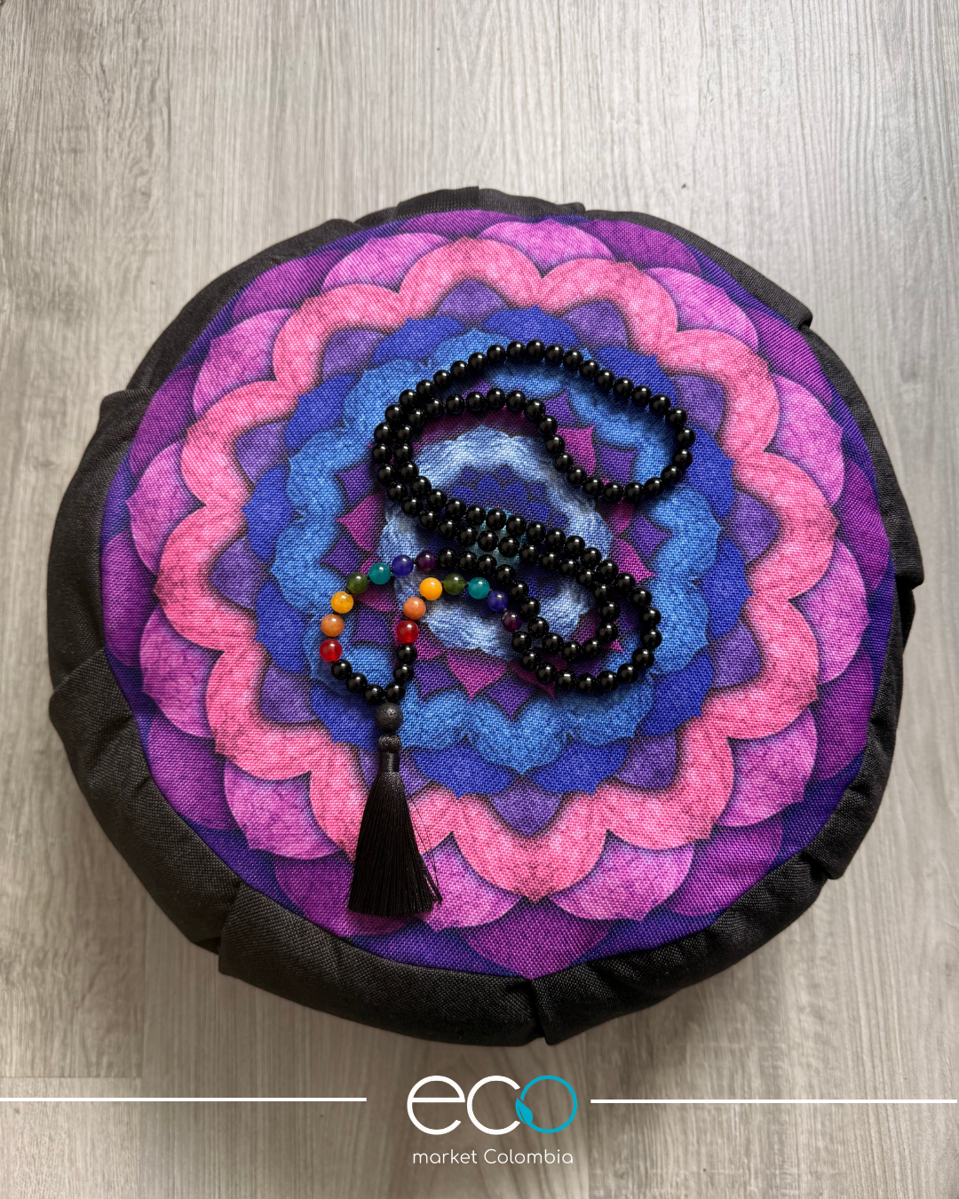 Kit para Meditar Cojín Mandala Concentracion