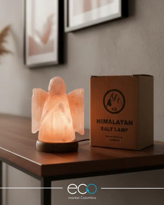 Lampara de sal del Himalaya Angel