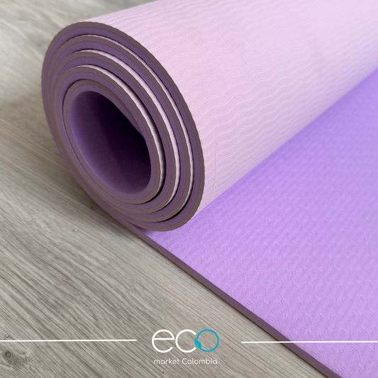 Mat Colchoneta Yoga Violeta TPE 6 mm