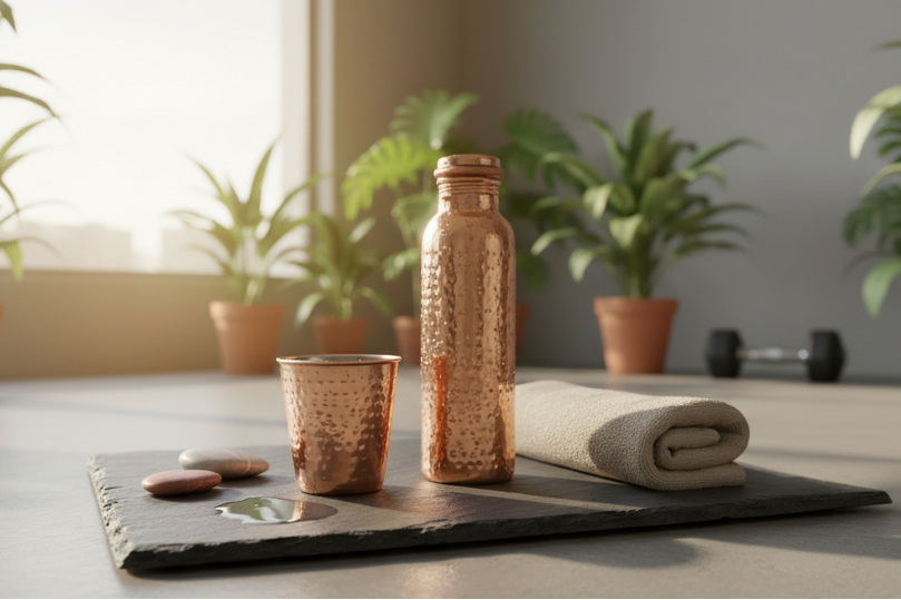Productos para el bienestar - Botella de cobre