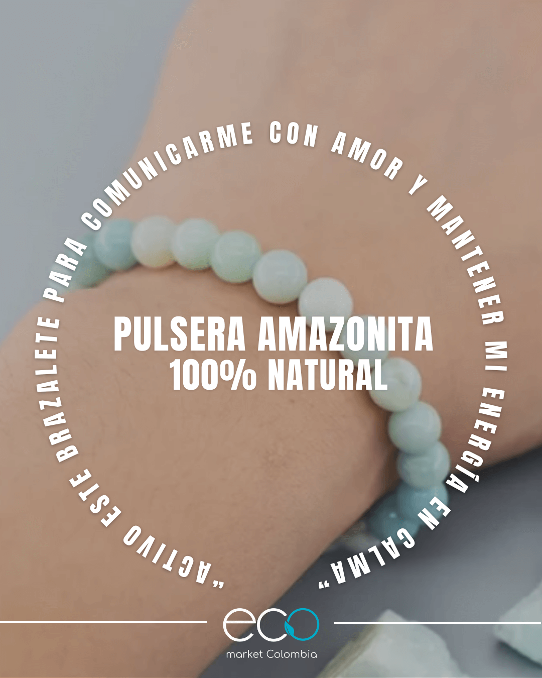 Brazalete Amazonita | Calma y Comunicación