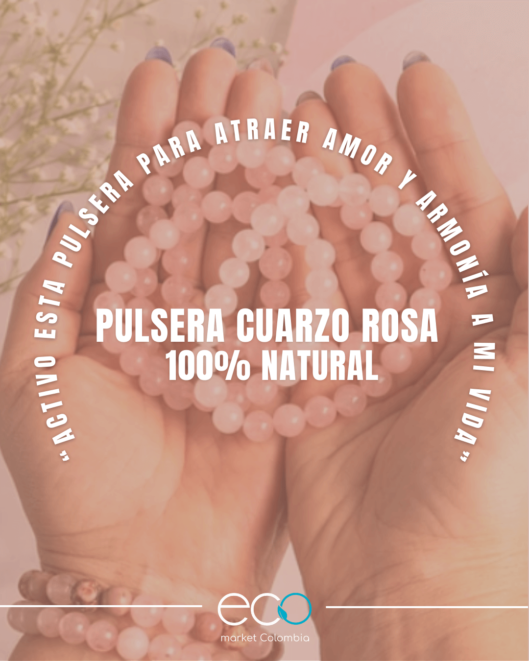 Pulsera Cuarzo Rosa
