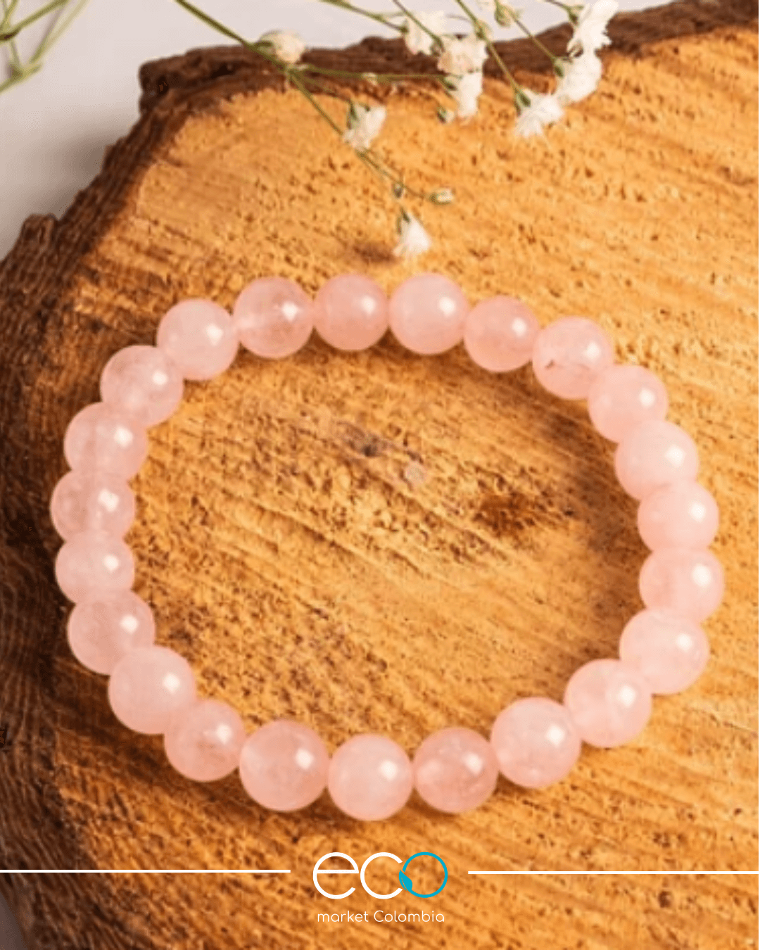 Pulsera Cuarzo Rosa