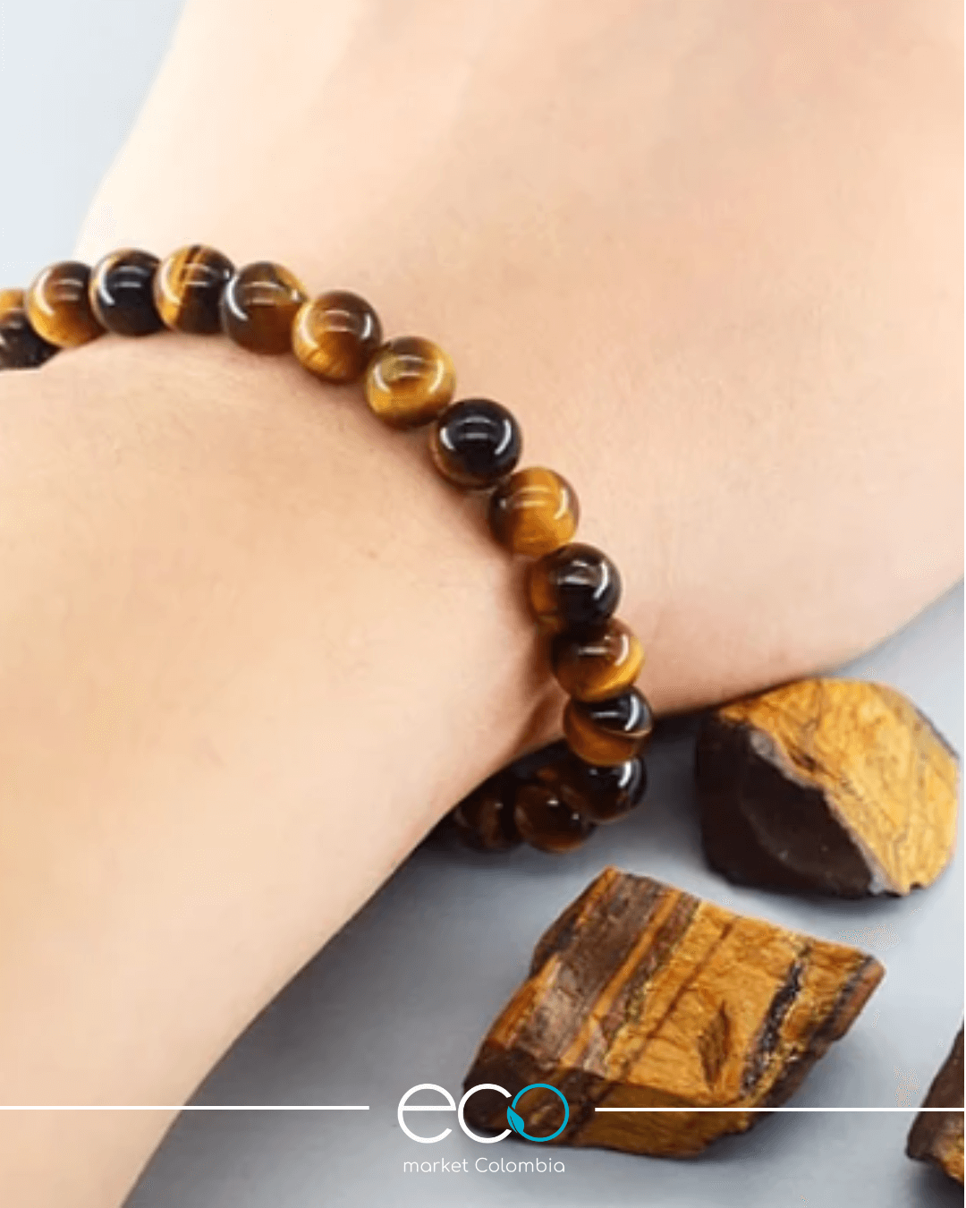Pulsera Ojo de Tigre Piedra Natural
