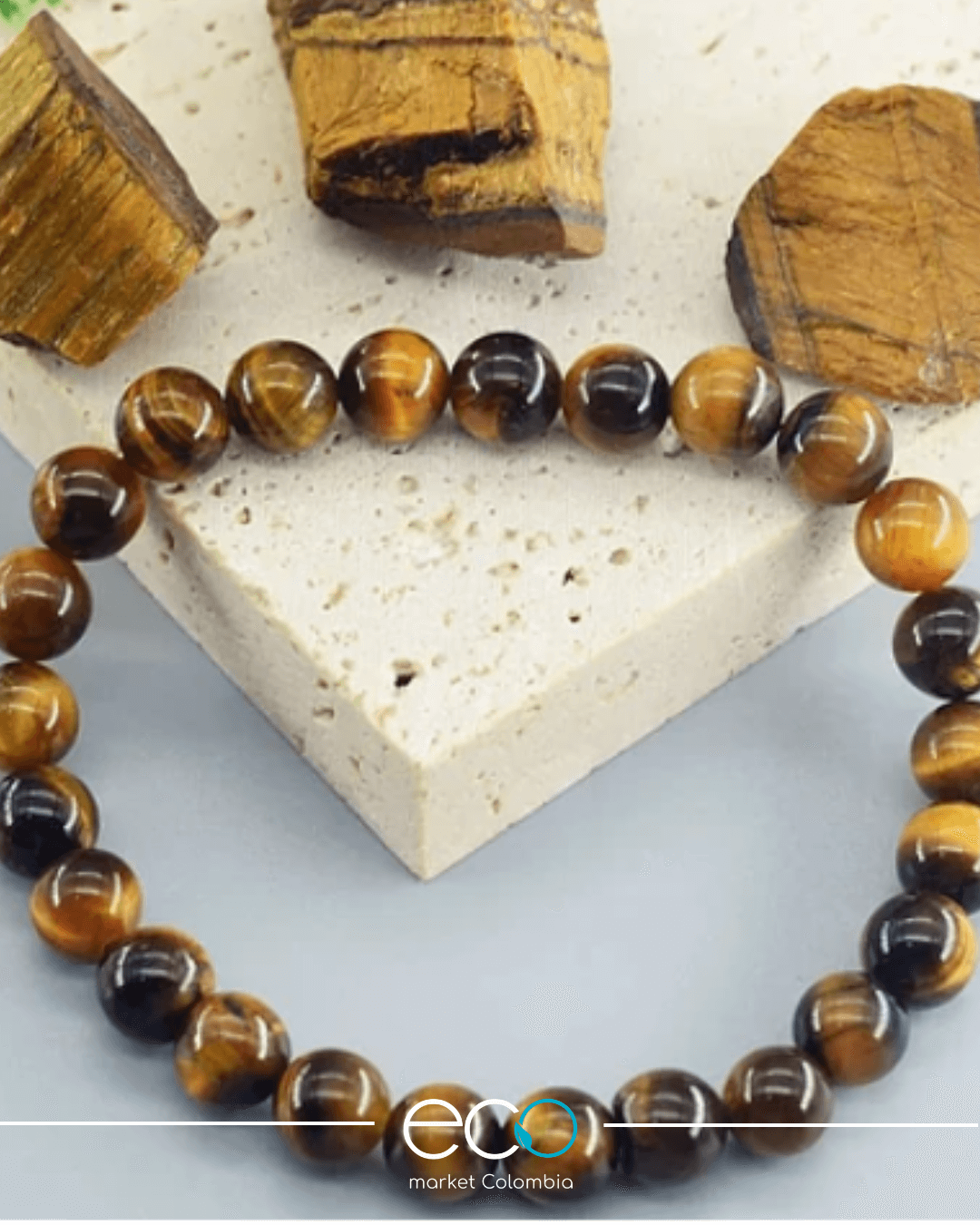 Pulsera Ojo de Tigre Piedra Natural