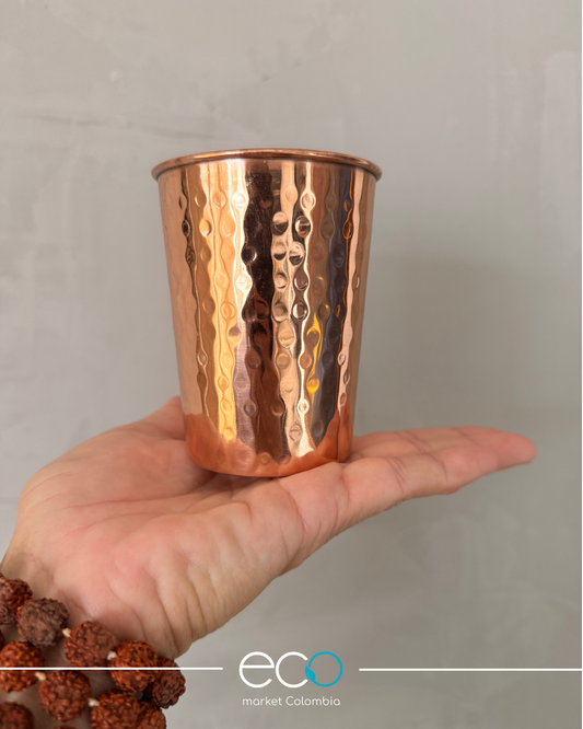 Vaso de Cobre puro 250 ml Ayurveda