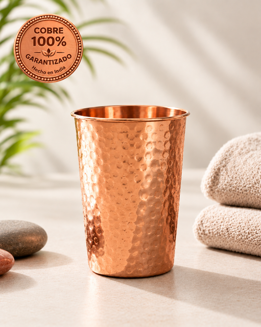 Vaso de Cobre puro 250 ml Ayurveda