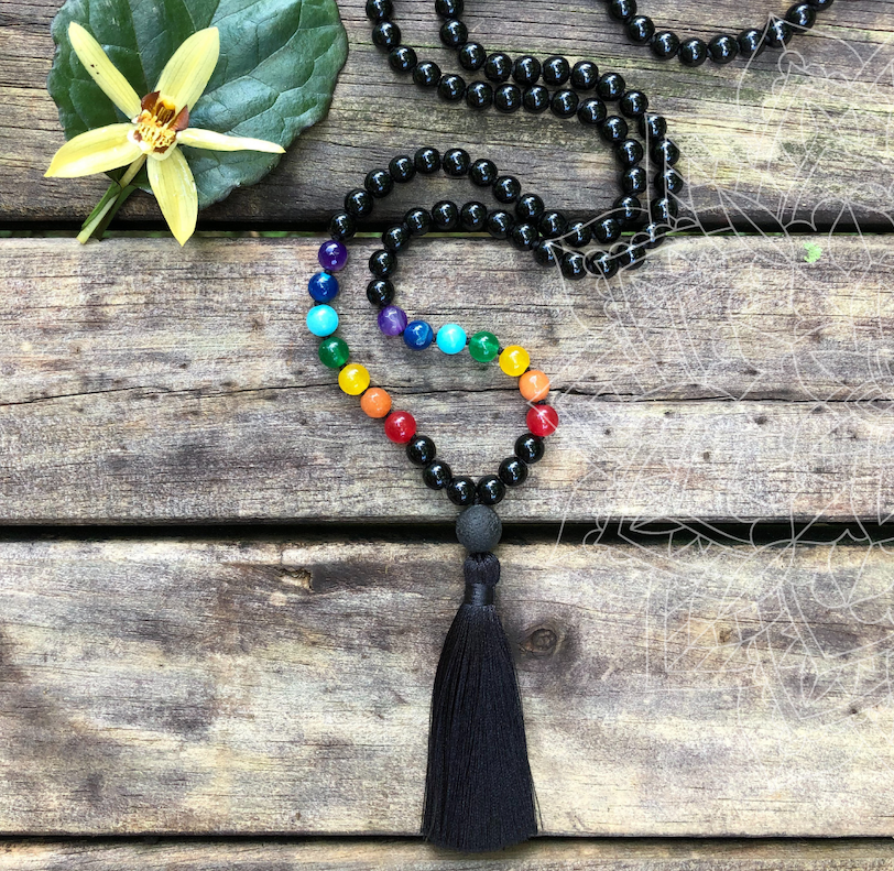 Japamala para meditar 7 chakras