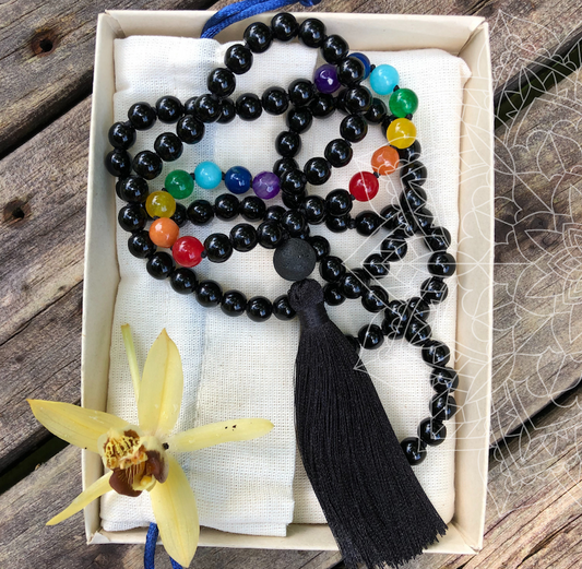 Japamala para meditar 7 chakras