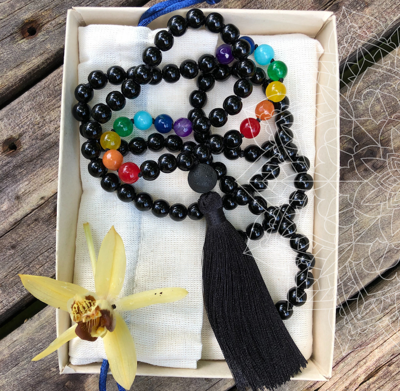 Japamala para meditar 7 chakras