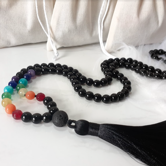 Japamala para meditar 7 chakras