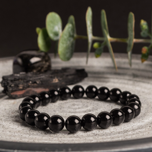 Brazalete para Hombre Lava Volcánica y Ojo de Tigre