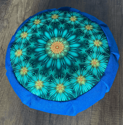 Cojin Para Yoga Mandala Vitalidad Azul