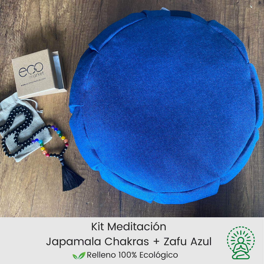 Kit para meditar zafu y japamala