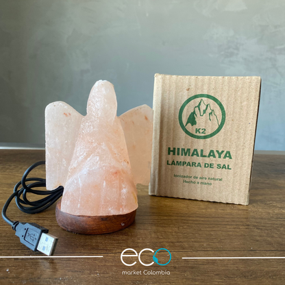 Lampara de sal del Himalaya angel