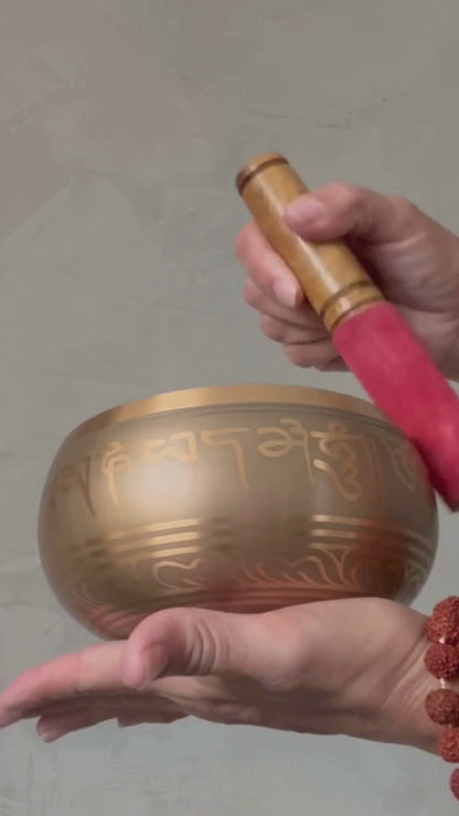Cuenco Tibetano Para meditar 15 cm 